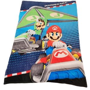 MarioKart 8 Fleece Plush Throw Blanket 46” x 60”